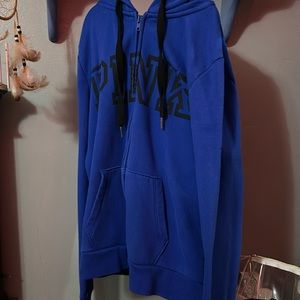 sweat suit, comes with both pants and zip up